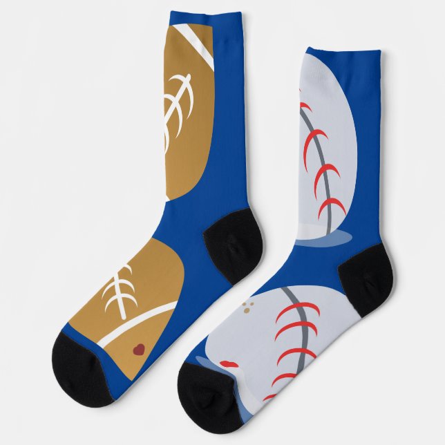 Chaussette Mélange de baseball et de football (Gauche)