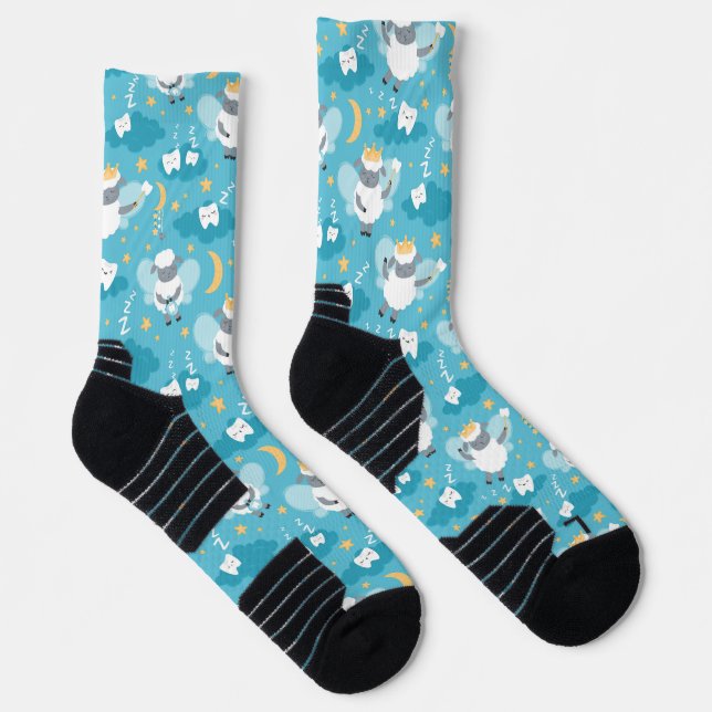 Chaussette Mélange Mouton Fée Dentiste Hygiéniste (Droite)