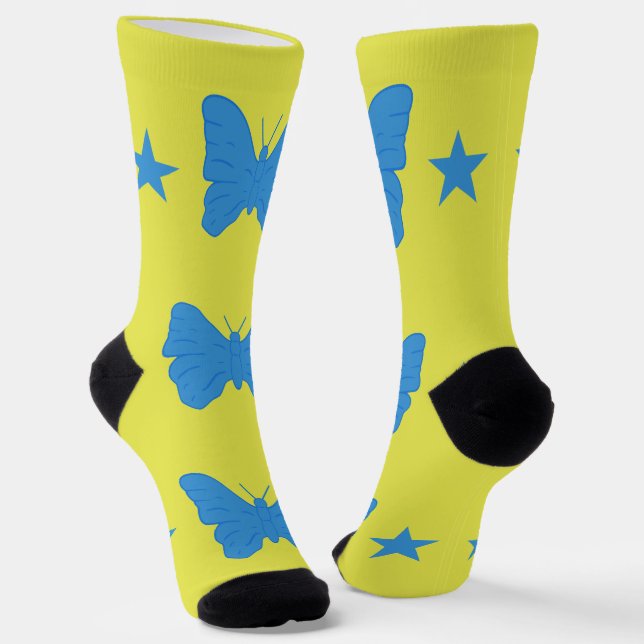 Chaussette Men crew socks with flag of Bady Bassit, Brazil (Angulaire)