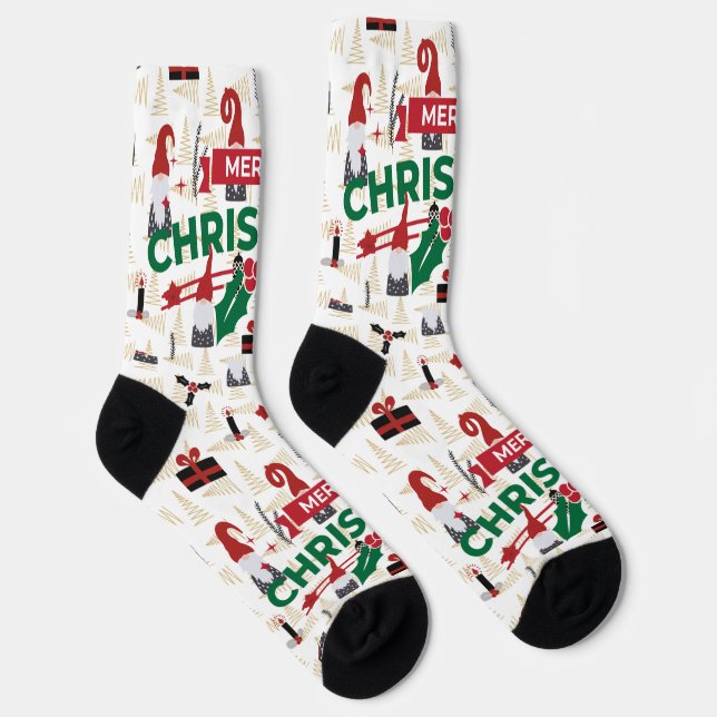 Chaussette Merry Christmas (Droite)