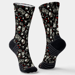 Chaussette Métal lourd rétro