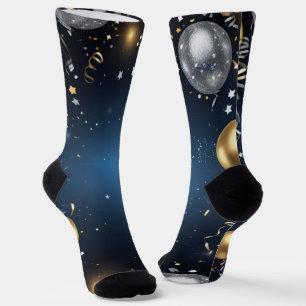 Chaussette Minuit en or et argent