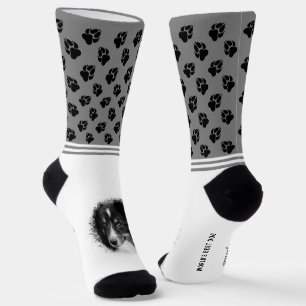 Chaussette Modèles de photos de compagnie personnalisés avec
