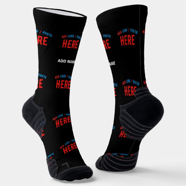 CHAUSSETTE MODERNE ET MODERNE PERSONNALISABLE NOIR VÉRIFIÉ (Angulaire)