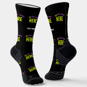CHAUSSETTE MODERNE ET MODERNE PERSONNALISABLE NOIR VÉRIFIÉ