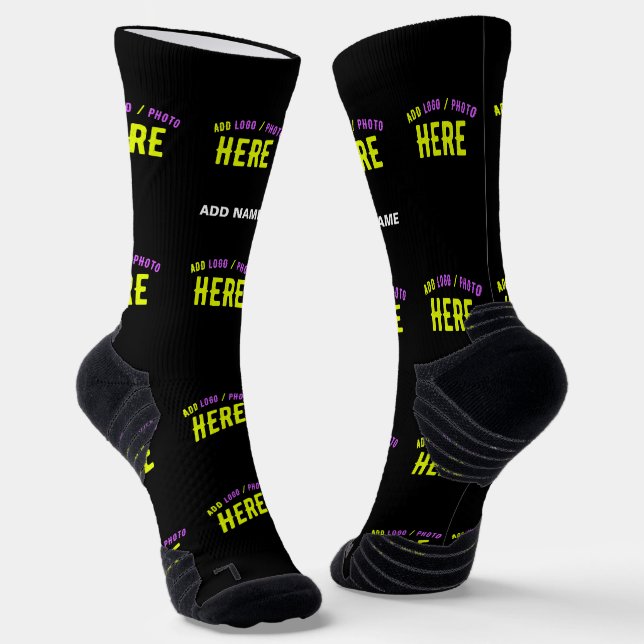 CHAUSSETTE MODERNE ET MODERNE PERSONNALISABLE NOIR VÉRIFIÉ (Angulaire)