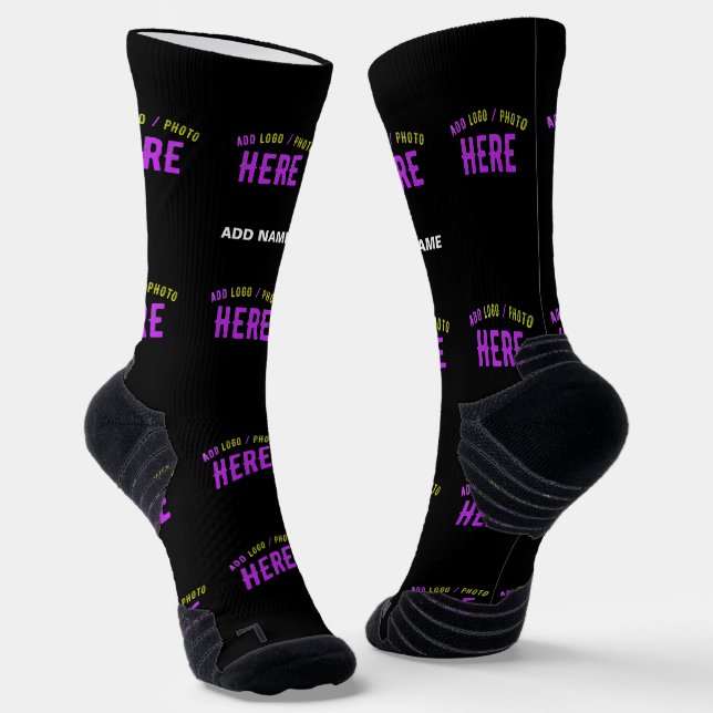CHAUSSETTE MODERNE ET MODERNE PERSONNALISABLE NOIR VÉRIFIÉ (Angulaire)