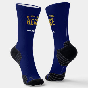 CHAUSSETTE MODERNE MODERNE ET MODERNE MARINE BLEUE VÉRIFIÉE M