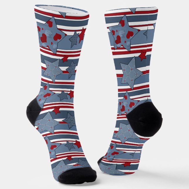 Chaussette Moderne, Populaire, Patriotique, Jeunesse (Angulaire)