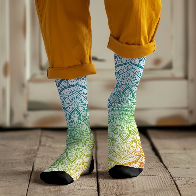 Chaussette Momijigari Mandalal Crew Socks (Créateur téléchargé)