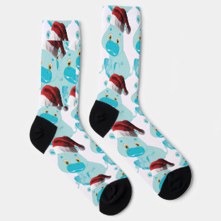 Chaussette Mon bébé hippopotame de Noël