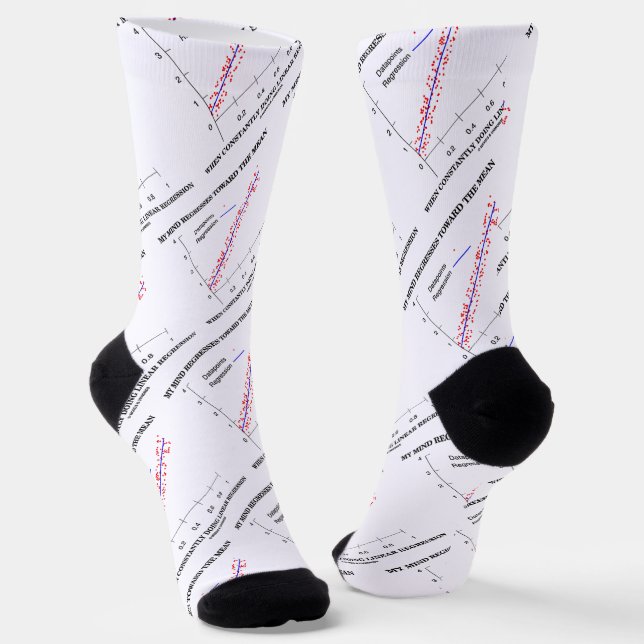 Chaussette Mon Esprit Regresse Vers Une Régression Linéaire M (Angulaire)