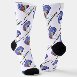 Chaussette Mon Pensée Ne Peut Pas Être Sous-Traitée Anatomie 