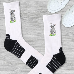Chaussette Monogramme Initial Personnalisé de Golf