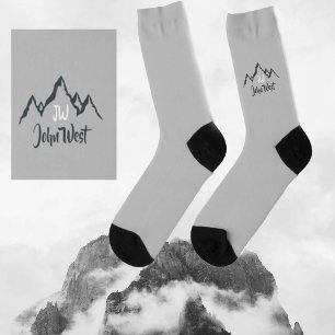 Chaussette Monographie personnalisée de la chaîne de montagne