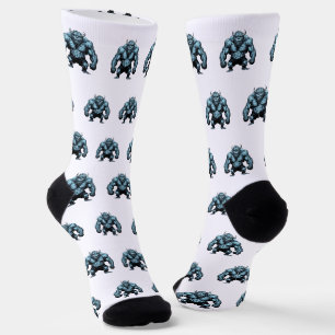 Chaussette Monstre cornu