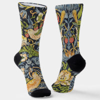 Morris Voleur de Fraises Bleu Nuit Art Fin Vintage