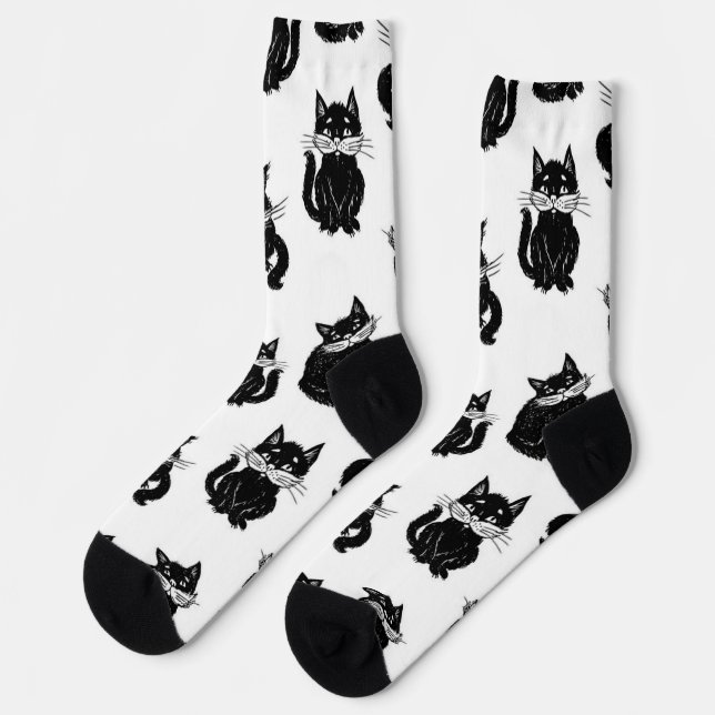 Chaussette Motif (Gauche)