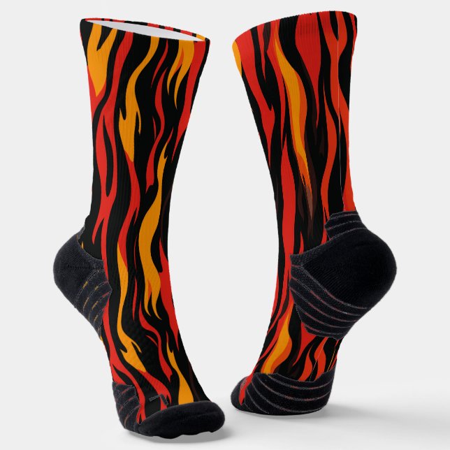 Chaussette Motif Abstrait (Angulaire)