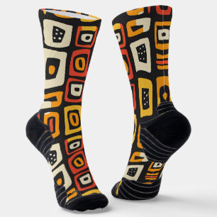 Chaussette Motif africain Abstrait géométrique