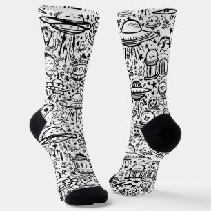 Chaussette Motif Alien
