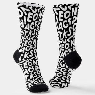 Chaussette Motif alphabet