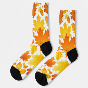 Chaussette Motif automnal