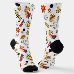 Chaussette Motif Bande Dessinée