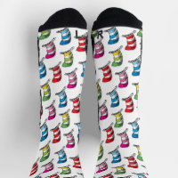 Motif Chapeau Coloré du Chat au Chapeau