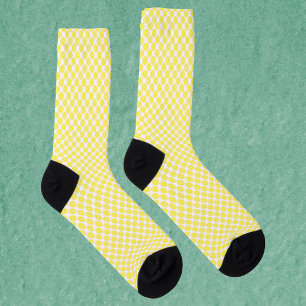 Chaussette Motif Citron Jaune Fruit Citron