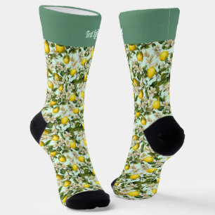 Chaussette Motif Citrons