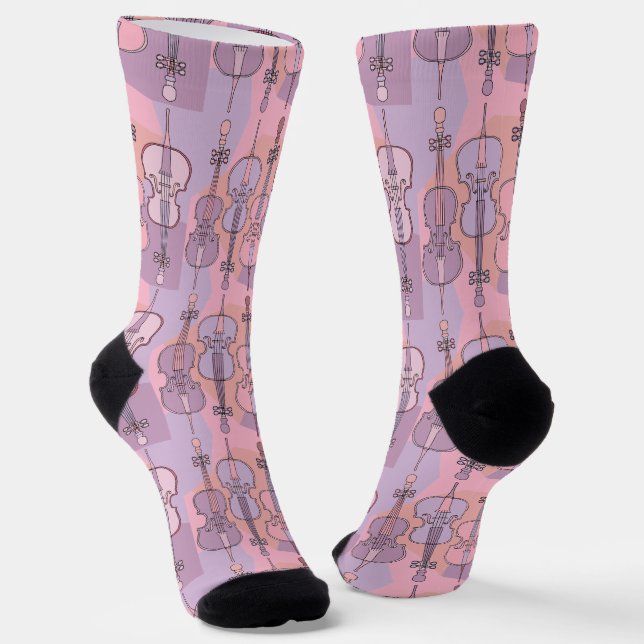 Chaussette Motif Coloré (Angulaire)