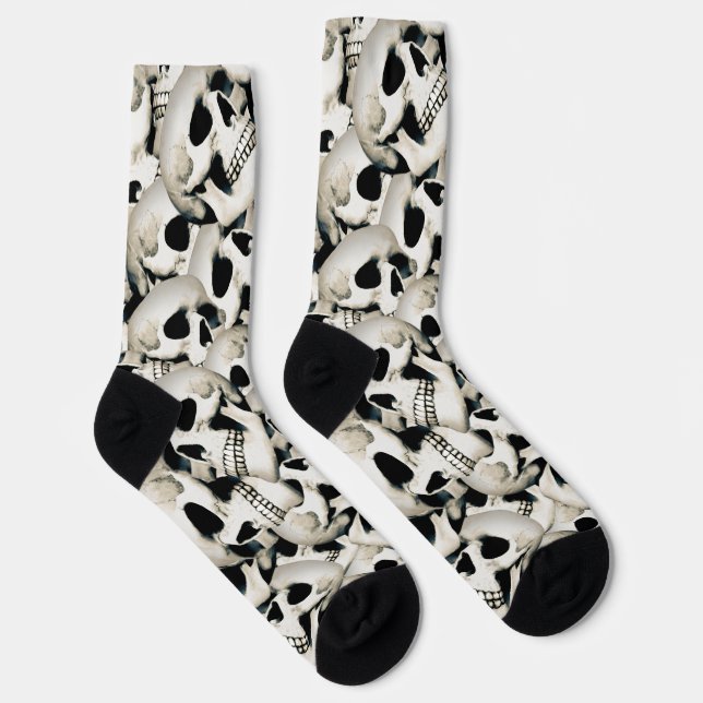 Chaussette Motif crâne (Droite)