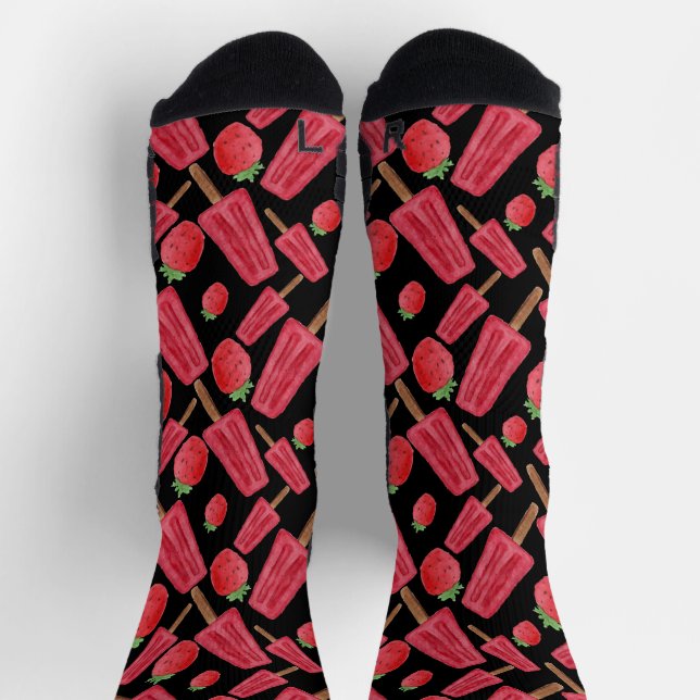 Chaussette Motif crème glacée | motif Lollies | lollipop 10 (Haut)