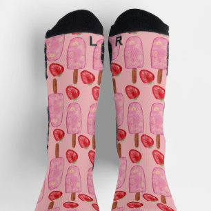 Chaussette Motif crème glacée   motif Lollies   lollipop 2