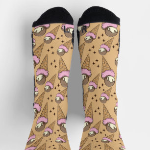 Chaussette Motif crème glacée   motif Lollies   lollipop 27