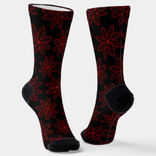 Chaussette Motif criminel sur noir