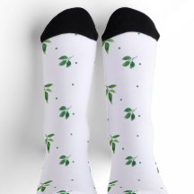 Motif d'aquarelle Feuille vert