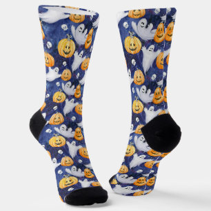 Chaussette Motif d'aquarelle Halloween