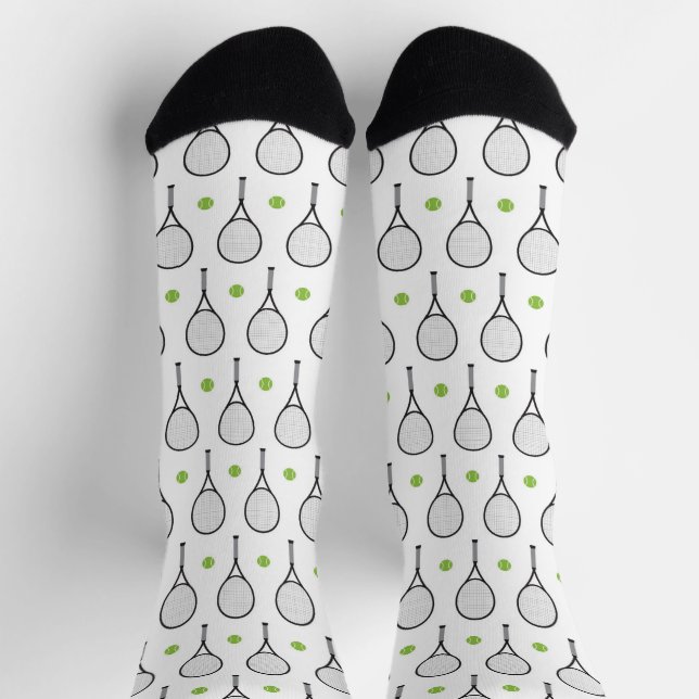 Chaussette Motif de balle de tennis (Haut)