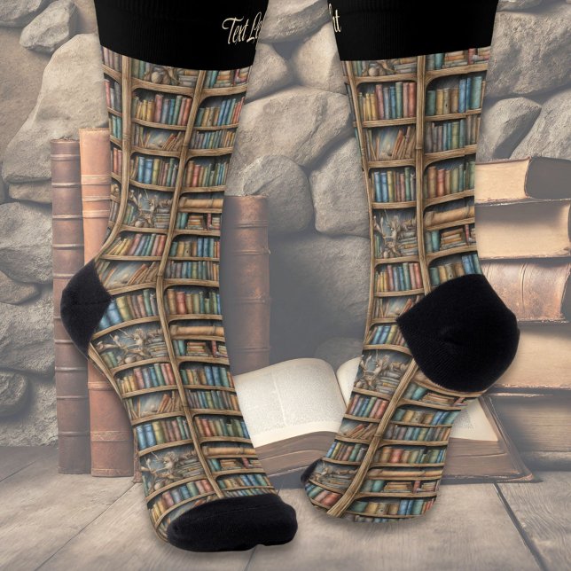 Chaussette Motif de bibliothèque Fairytale (Créateur téléchargé)