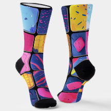 Motif de blocs colorés Abstraits