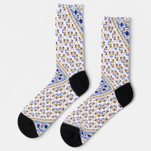 Chaussette Motif de broderie palestinien impression