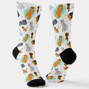 Chaussette Motif de chats pour les amateurs de chats