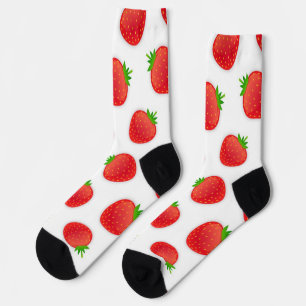 Chaussette Motif de fraises
