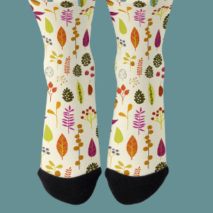 Chaussette Motif de la nature forestière