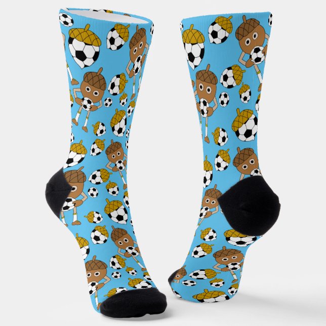 Chaussette Motif de la noix de football (Angulaire)