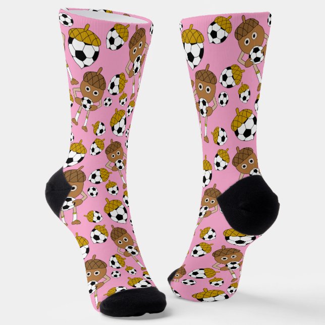 Chaussette Motif de la noix de football (Angulaire)