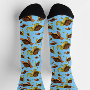 Chaussette Motif de la tortue de mer