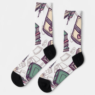 Chaussette Motif de livre